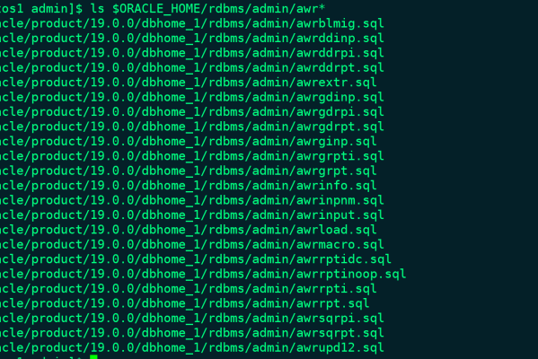 Oracle教程（4）快照与AWR报告