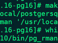 PostgreSQL教程（11）第三方物理备份工具pg_rman使用教程