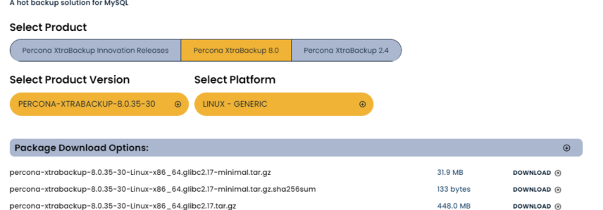MySQL教程（11）物理备份工具Xtrabackup使用教程
